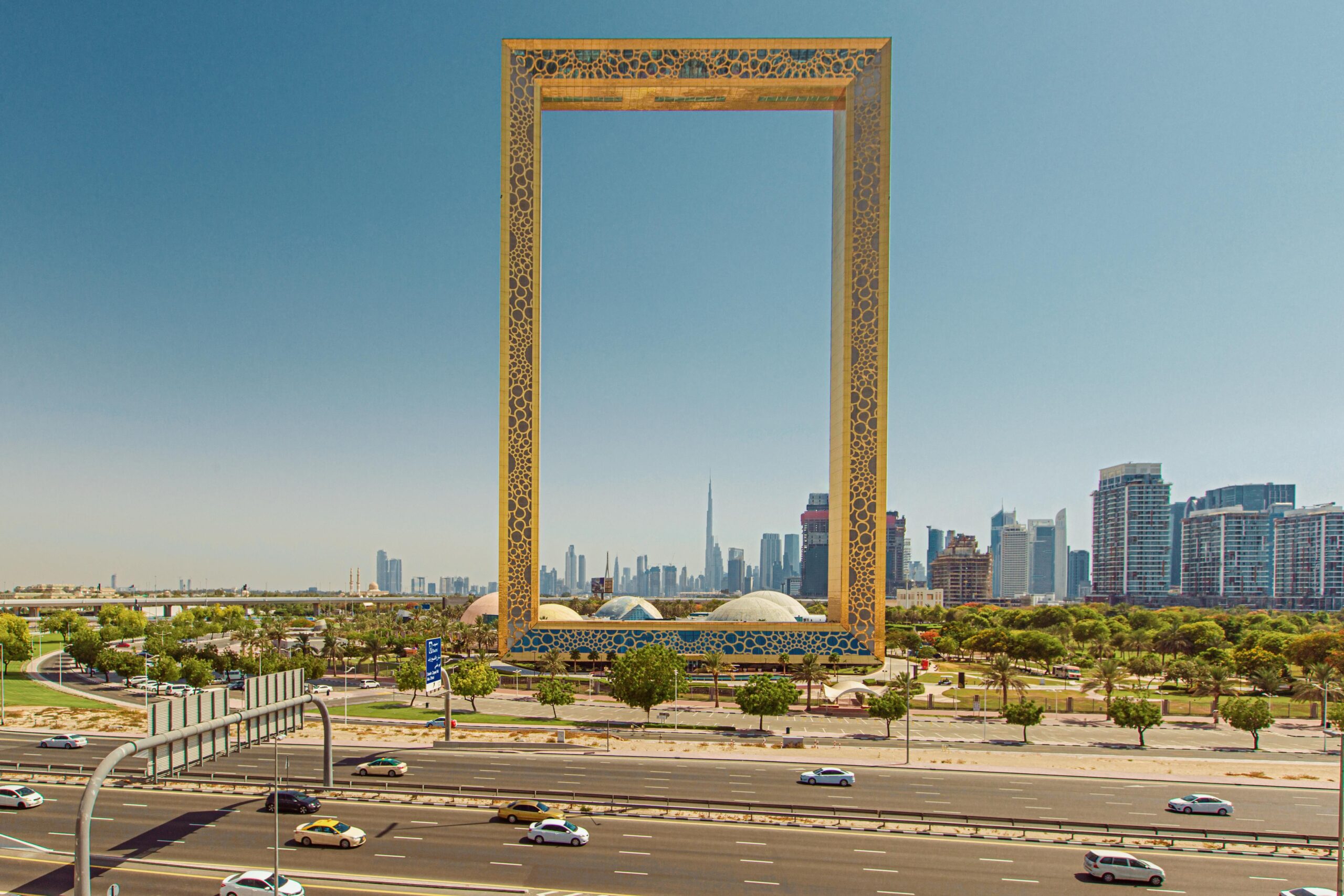 dubai picture frame building